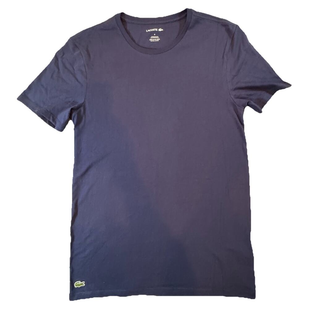 Lacoste Men’s Short Sleeve Blue Tshirt Size M